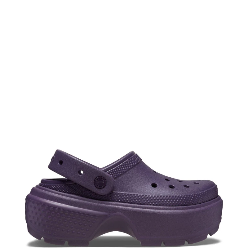 Image of Crocs Unisex Stomp Clogs Dark Iris W5/M4