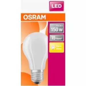 Image of OSRAM 4058075305014 LED (monochrome) EEC D (A - G) E-27 Pear shape 17 W Warm white (Ø x L) 70.0 mm x 118mm