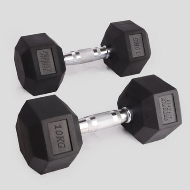 Image of Phoenix Fitness 10Kg Hexagonal Dumbbell Pair For Strength And Home Workouts