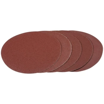 Image of 93428 - ASSORTED HOOK AND LOOP ALUMINIUM OXIDE SANDING DISCS, 180MM (PACK OF 5) - Draper