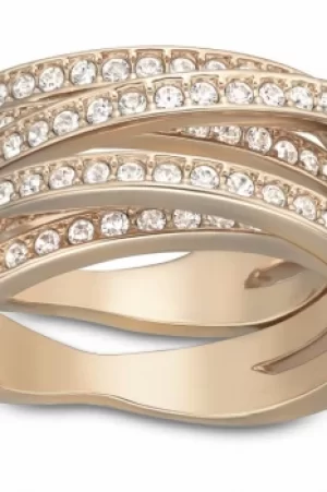 Image of Ladies Swarovski Jewellery Spiral Ring XS