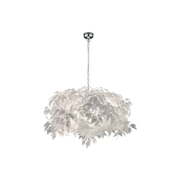 Image of Leavy Modern 4 Light Pendant Ceiling Light Chrome