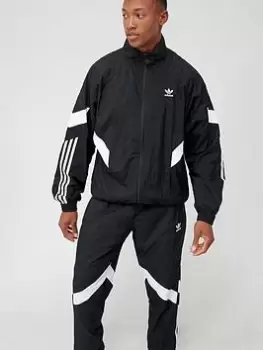 Image of adidas Originals Woven Track Top - Black, Size S, Men