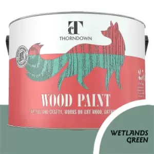 Image of Thorndown Wetlands Green Satin Interior and Exterior Wood Paint 2.5L