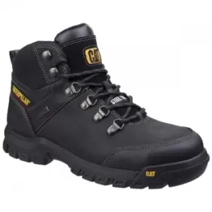 Image of Caterpillar Mens CAT Framework S3 Safety Leather Boots (9 UK) (Black) - Black