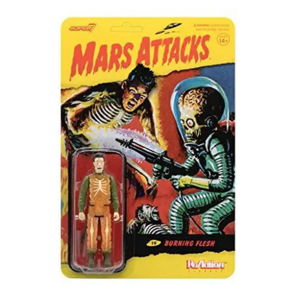 Image of Mars Attacks ReAction Action Figure Burning Flesh 10 cm