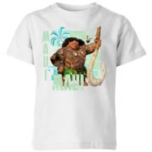 Image of Moana Maui Kids T-Shirt - White - 3-4 Years