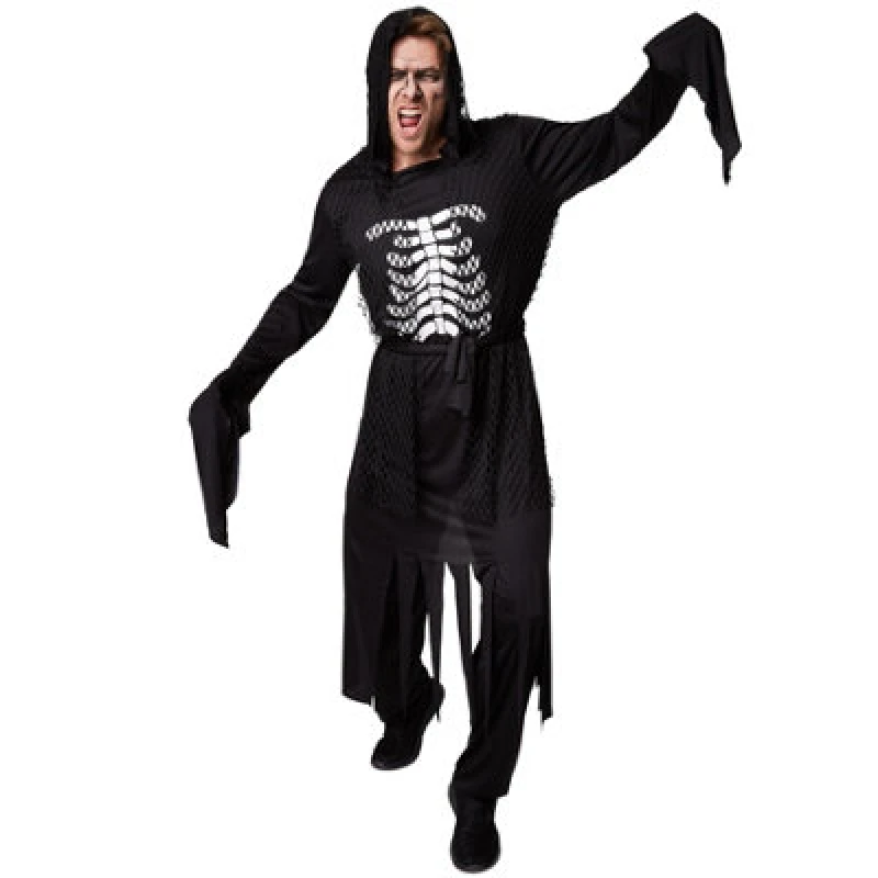 Image of Tectake Mens Fiendish Ghoul Costume 300178 - Black S