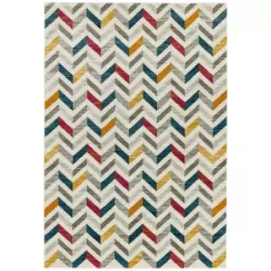 Image of Asiatic Carpets Colt Machine Woven Rug Chevron Multi - 120 x 170cm