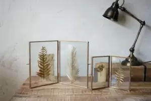 Image of Nkuku Folded Danta Frame Photo Frames Gold Portrait "8 x 10"