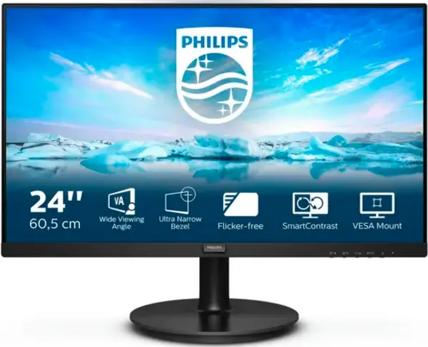 Image of Philips V Line 23.8" 241V8L Full HD LCD Monitor