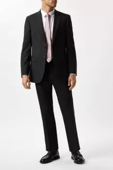 Image of Slim Fit Charcoal Essential Suit Jacket