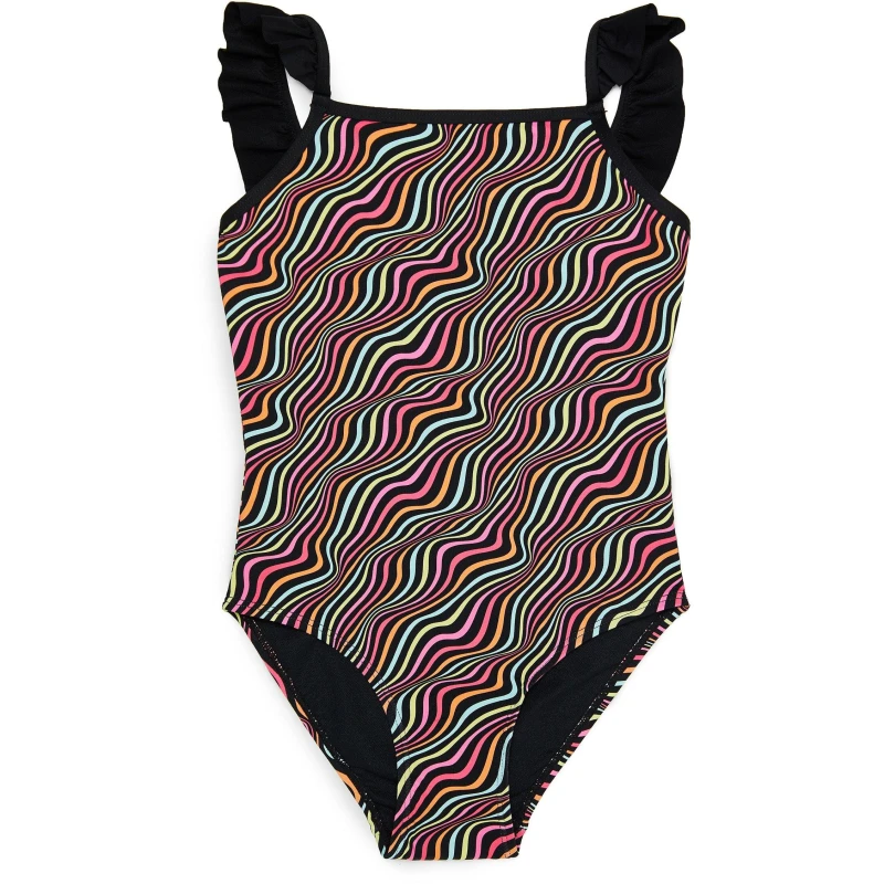 Image of Threadbare One Piece Swimsuit Childrens - Black 6