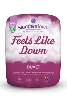 Image of Slumberdown Feels Like Down Single Duvet 10.5 Tog