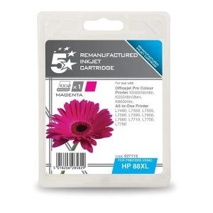 Image of 5 Star Office HP88XL Magenta Inkjet Cartridge