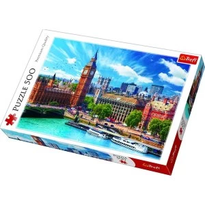Image of Sunny Day In London Jigsaw Puzzle - 500 Pieces