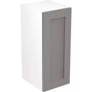 Image of Kitchen Kit Flatpack Shaker Kitchen Cabinet Wall Unit Ultra Matt 300mm in Dust Grey MFC