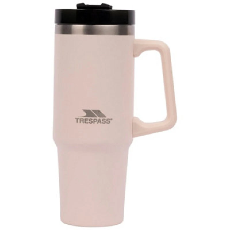 Image of Trespass Trespass Bigup Stainless Steel Mug in Dusty Pink Dusty Pink One Size Unisex 5063527224323