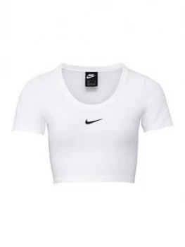 Image of Nike Nsw Essential Crop T-Shirt - White