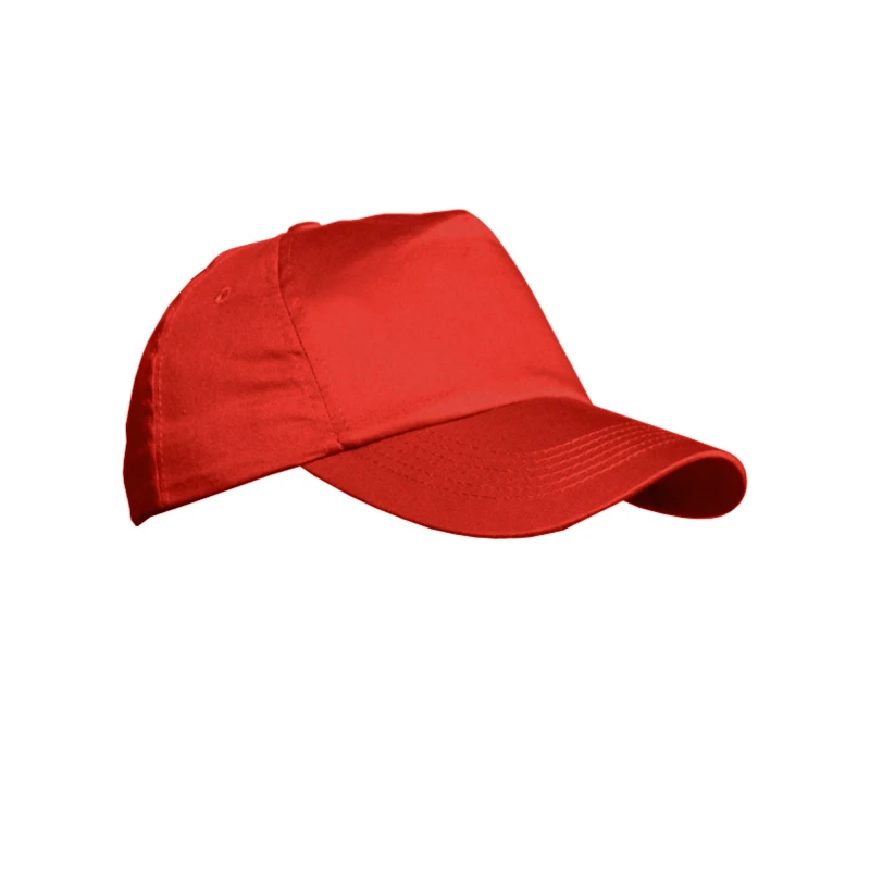 Image of Result Result Men Plain Baseball Cap in Red Red One Size Male 5055747565195