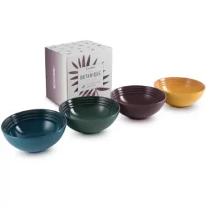 Image of Le Creuset Stoneware Botanique Set Of 4 Cereal Bowls