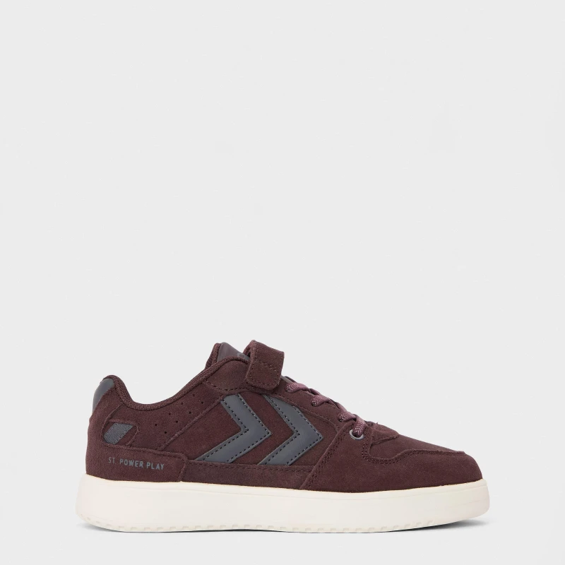 Image of Hummel Kids Power Suede Low-Top Trainers Fudge female 3.5 (36)