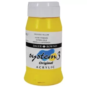 Image of Daler Rowney System 3 Acrylic Paint Process Yellow 2.25L