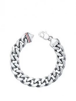 Image of Tommy Hilfiger Stainless Steel Mens Curb Bracelet