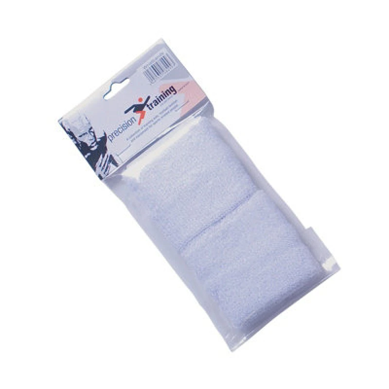 Image of Precision Precision Wristband Pack of 2 in White White One Size Unisex 5059699081796