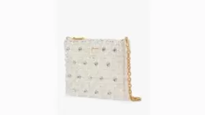 Image of Purl Flower Beaded Mini Shoulder Bag