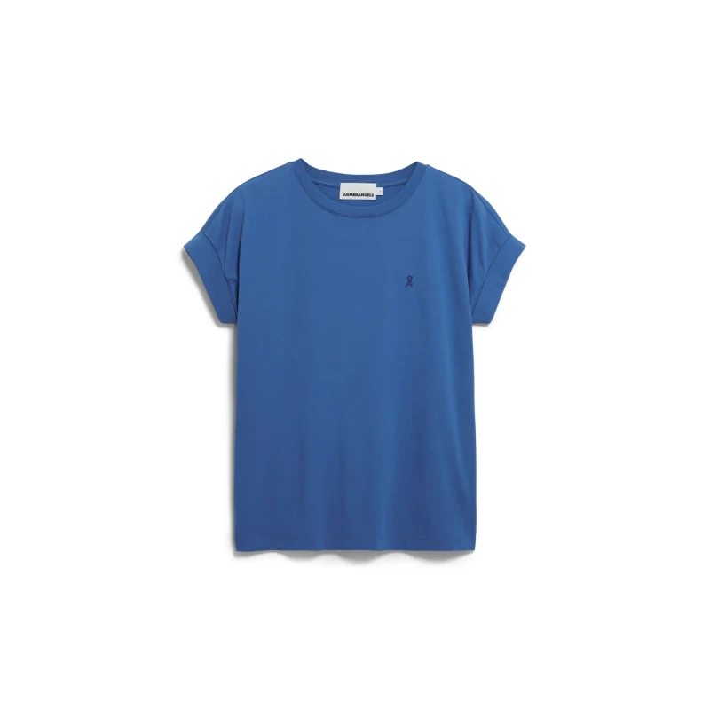 Image of ARMEDANGELS Womens T-Shirt Armedangels Idaara Bleu Female 2XL