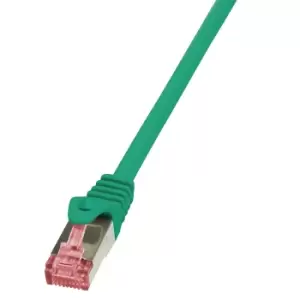 Image of LogiLink 2m Cat.6 S/FTP networking cable Green Cat6 S/FTP (S-STP)