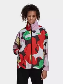 Image of adidas Mmk Traveer Rain.rdy Jacket, White, Size S, Women