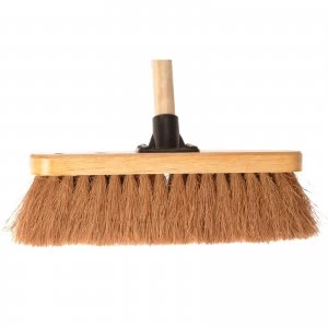 Image of Faithfull Coco Varnished Broom 12" and Handle 12"