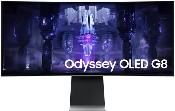 Image of Samsung 34" Odyssey G8 UltraWide Quad HD OLED Curved Monitor