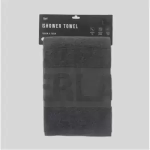 Image of Everlast Large Gym Towel - Grey