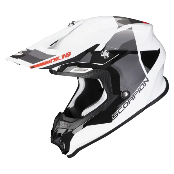 Image of Scorpion VX-16 Evo Air Spectrum White-Silver Offroad Helmet L