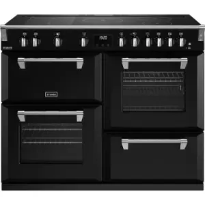 Image of Stoves Richmond Deluxe ST DX RICH D1100Ei RTY BK 100cm Electric Range Cooker with Induction Hob - Black - A Rated