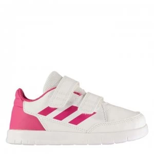 Image of adidas Alta Sport Infant Girls Trainers - White/Pink