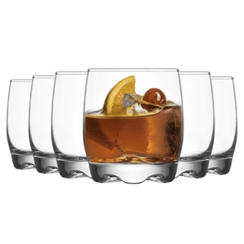 Image of LAV Adora Whisky Glasses - 290ml - Clear Clear unisex