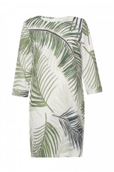 Image of Great Plains Palm Camo Shift Dress Green