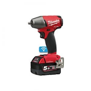 Image of Milwaukee M18 ONEIWF38-502X 18 V 5000 mAh Impact Wrencher 40/100/220/284 Nm