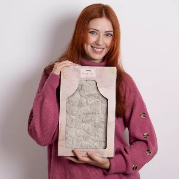 Image of totes Grey Hot Water Bottle, Size: 21.7cm x 35.6cm Grey