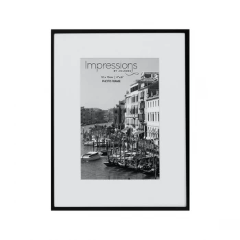 Image of 4" x 6" - Matt Black Metal Photo Frame