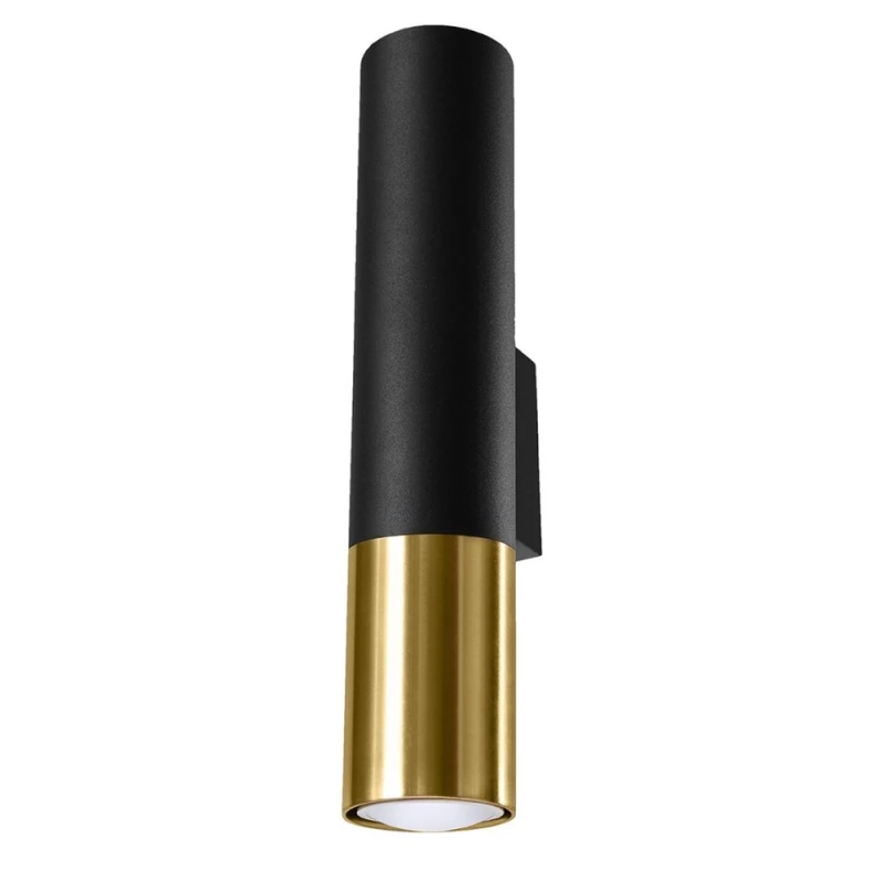 Image of Sollux Lighting Modern Steel Wall Lamp - Sleek Design - High Quality - GU10 - Lighting Fixture