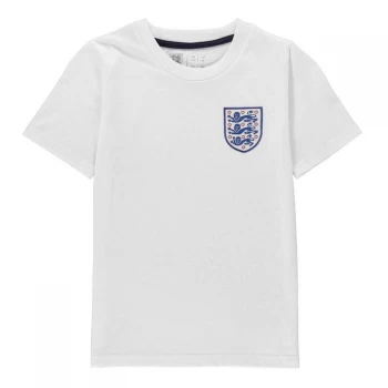 Image of FA England Small Crest T Shirt Juniors - White