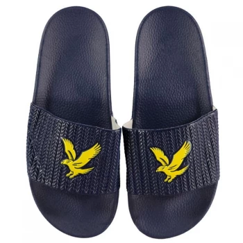 Image of Lyle and Scott Eagle Sliders - Navy Blazer