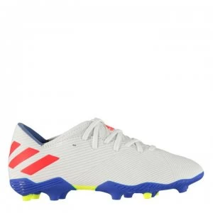 Image of adidas Nemeziz Messi 19.3 Childrens FG Football Boots - White/Red/Blue