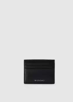Image of Valentino Bags Mens Marnier Card Holder In Black