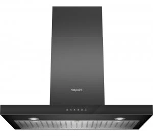 Image of Hotpoint PHBS98CLTDK 90cm Chimney Cooker Hood